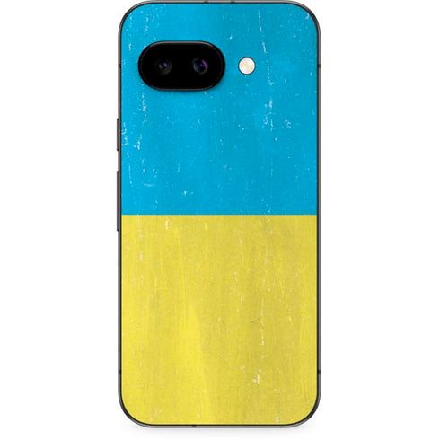 Ukraine Flag Distressed Google Pixel 9a Skin